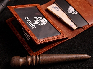 Органайзер для документів та водійського посвідчення на кнопці