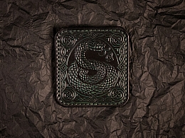 Патч із тисненим зображенням змії