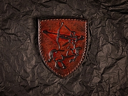 Патч із тисненим зображенням кентавра-лучника Патч із тисненим зображенням кентавра-лучника