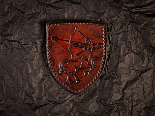 Патч із тисненим зображенням кентавра-лучника