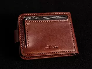  Чоловічий шкіряний гаманець з відділом для документів карт та монет