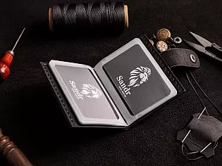 Візитниця з прозорими вставками 24шт