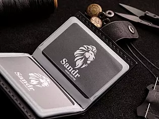 Візитниця з прозорими вставками 24шт