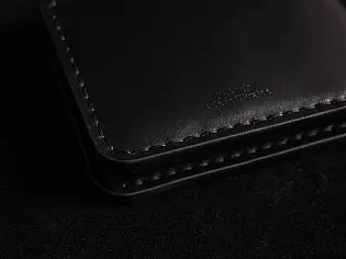 Чоловічий шкірняий гаманець пошитий вручну поміщає 6 відділів для карток та 2 таємних 