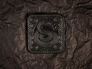 Патч із тисненим зображенням змії