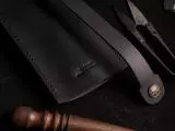 Шкіряна ключниця з ремінцем та колечком для ключів