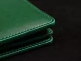Чоловічий гаманець шкіряний 2 прозорих відділи для ID документів та 6 відділів для карток без защіпки